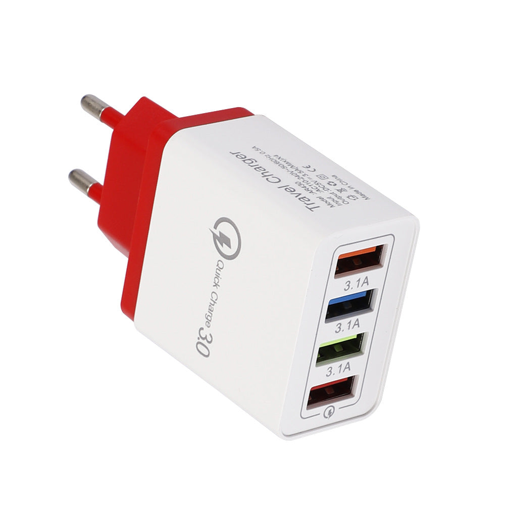 USB Quick Charge 3.0 – 4-portni adapter za telefon i tablet