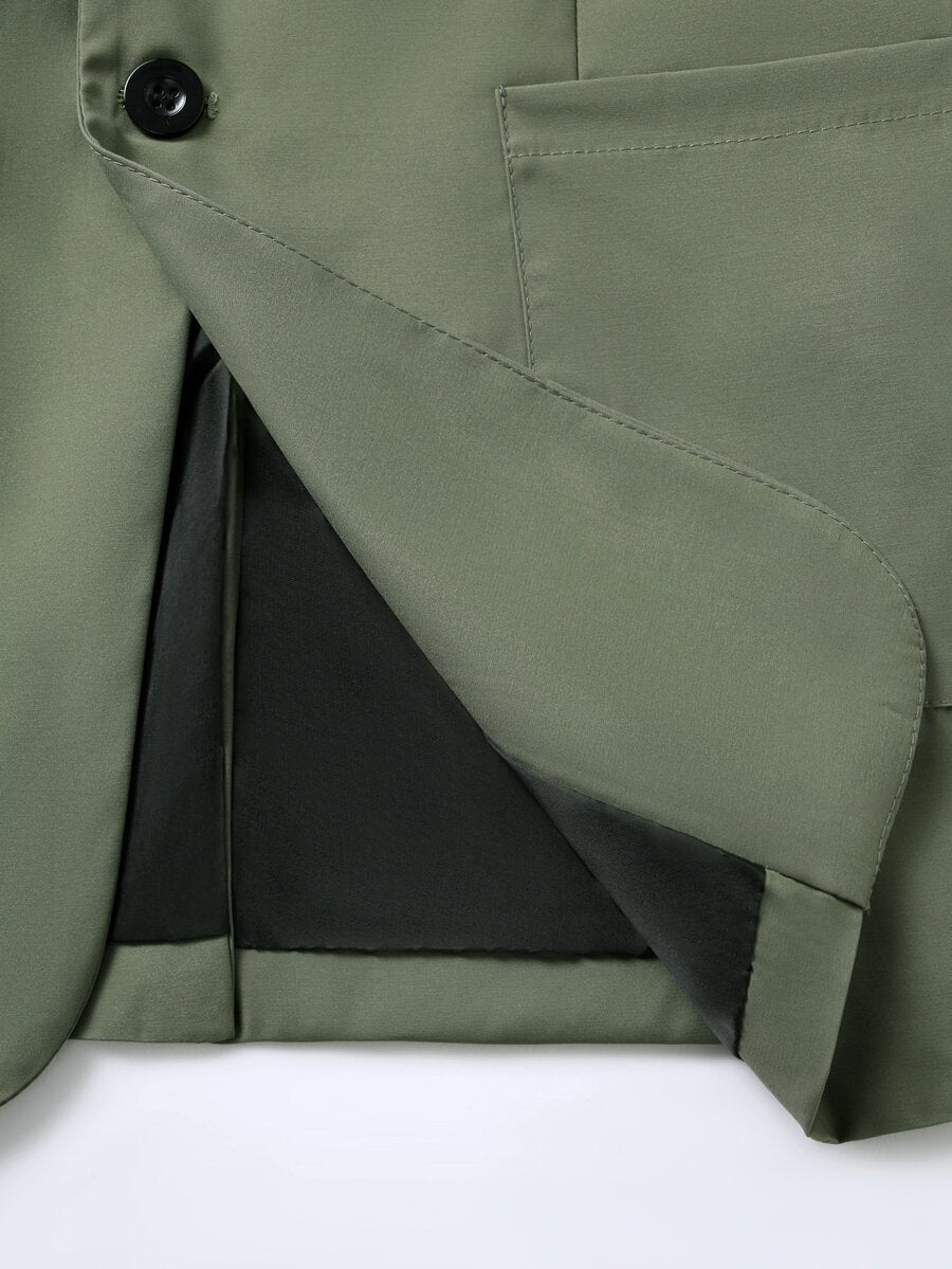 Muški set sako sa prugastim printom  i pantalona za odelo