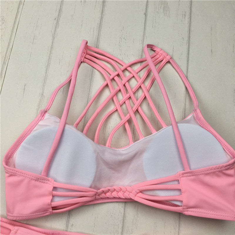 Sexy pink bikini
