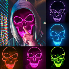 Halloween LED maska