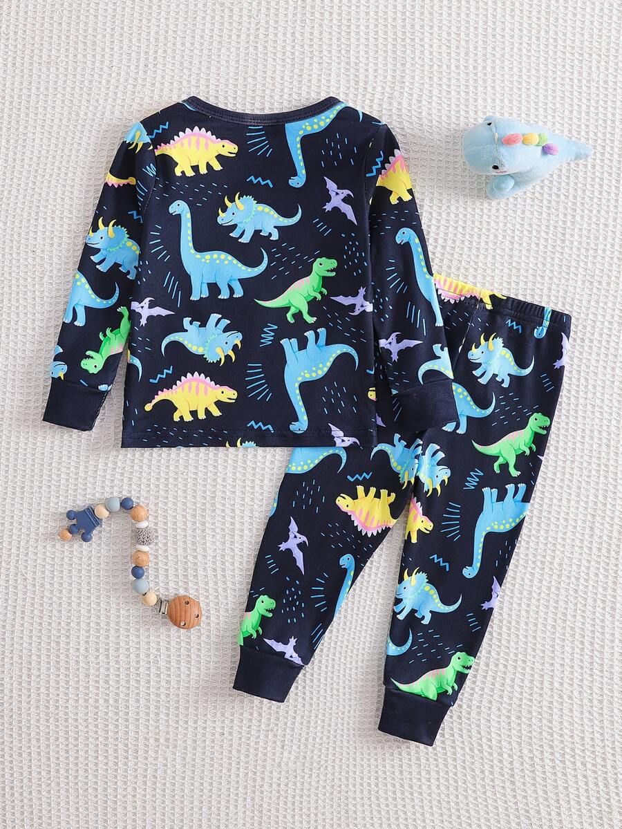 2 kom/set dečiji slatki set sa crtanim printom dinosaura