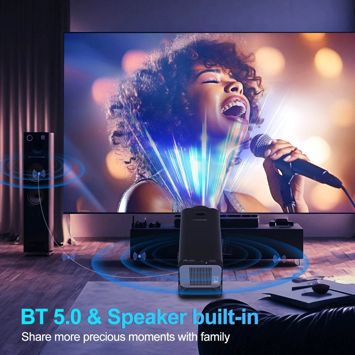 Projektor 4K WiFi Smart 5G