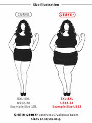 Ležerna letnja haljina za žene plus size sa V-izrezom, čipkastom obodom i cvetnim printom