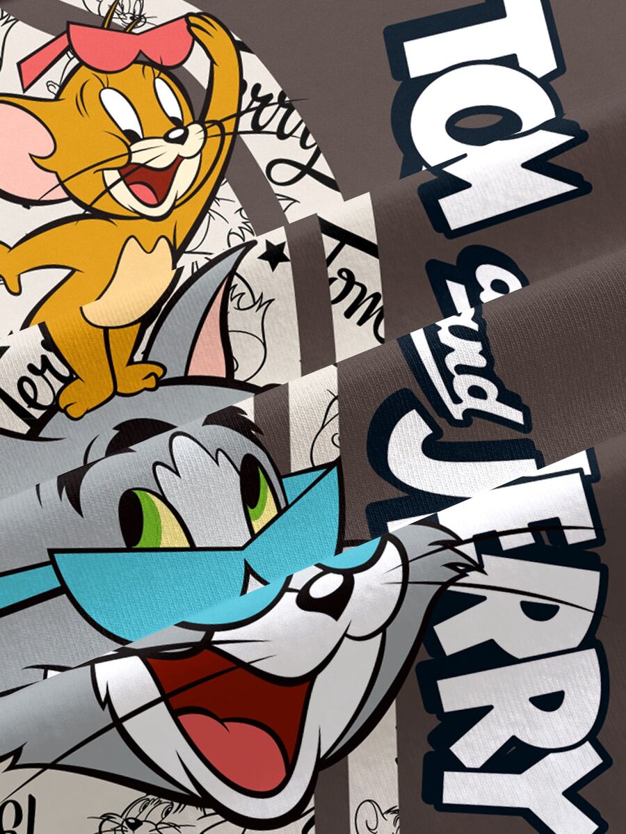 TOM & JERRY Muška ležerna majica kratkih rukava sa okruglim izrezom