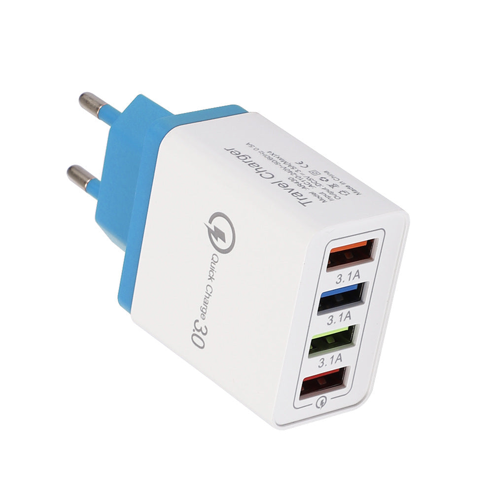 USB Quick Charge 3.0 – 4-portni adapter za telefon i tablet