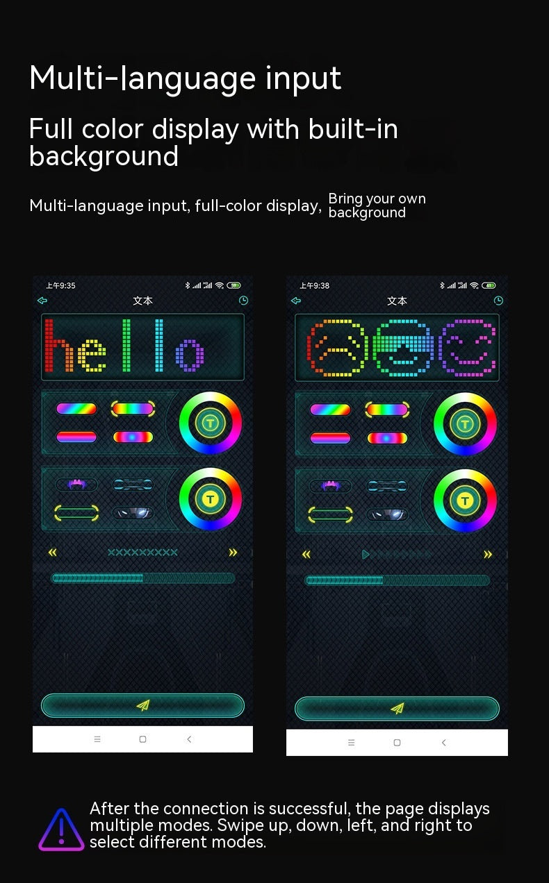 Full Color LED Maska