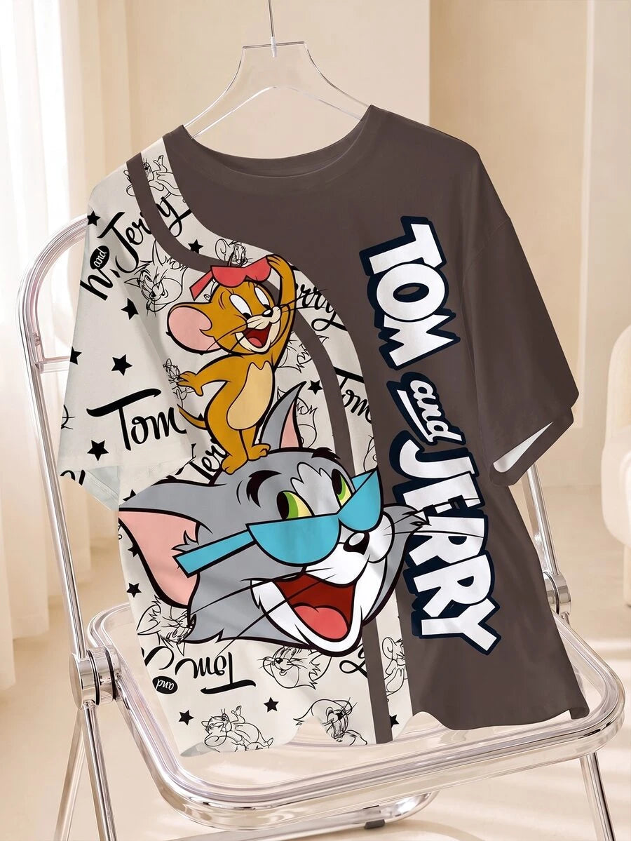 TOM & JERRY Muška ležerna majica kratkih rukava sa okruglim izrezom