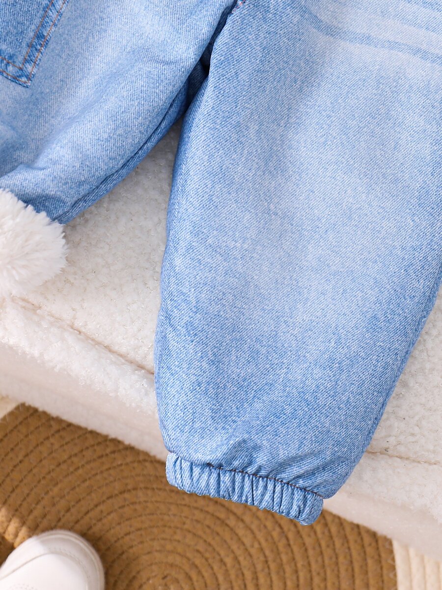 3 komada ležernih mekih sportskih pantalona sa kargo džepovima za bebe dečake