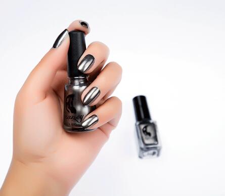Mirror Silver Gel lak