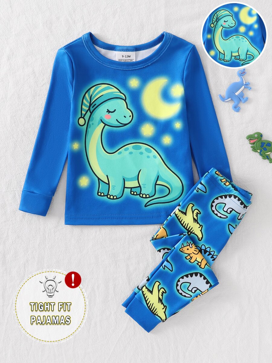 2 kom/set dečiji slatki set sa crtanim printom dinosaura