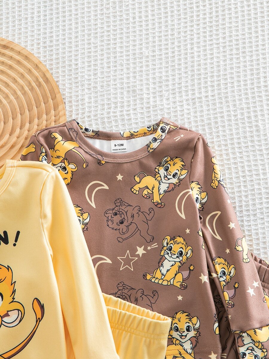 2 kom/set dečiji slatki set sa crtanim printom dinosaura