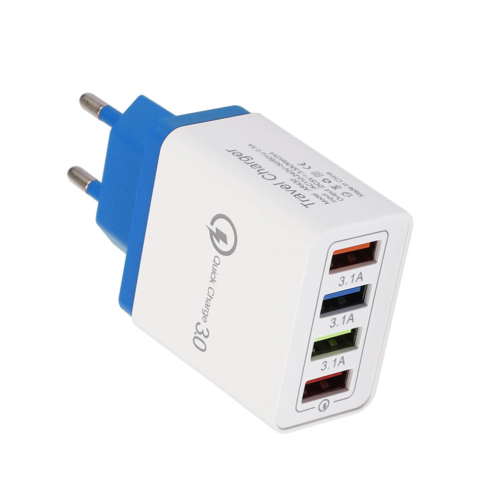 USB Quick Charge 3.0 – 4-portni adapter za telefon i tablet