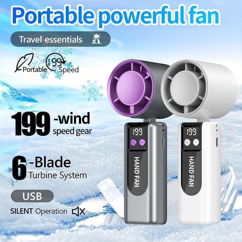 3-u-1 MINI Ručni Turbo Ventilator