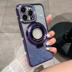 Glitter TPU maska za mobilni telefon sa magnetnim nosačem