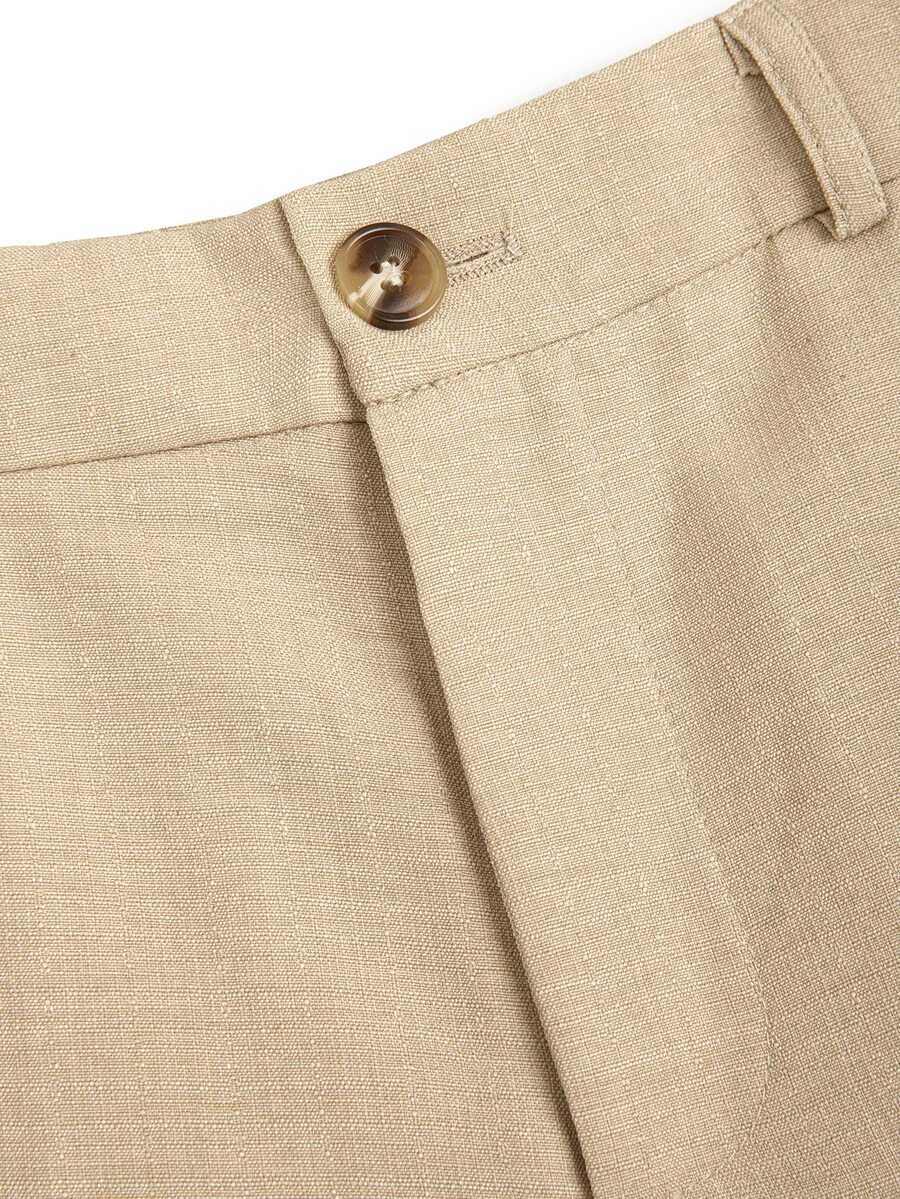Muški set sako sa prugastim printom  i pantalona za odelo