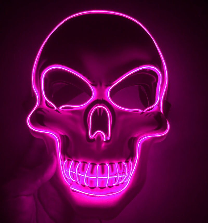 Halloween LED maska