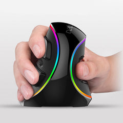 Ergonomski vertikalni miš sa RGB osvetljenjem