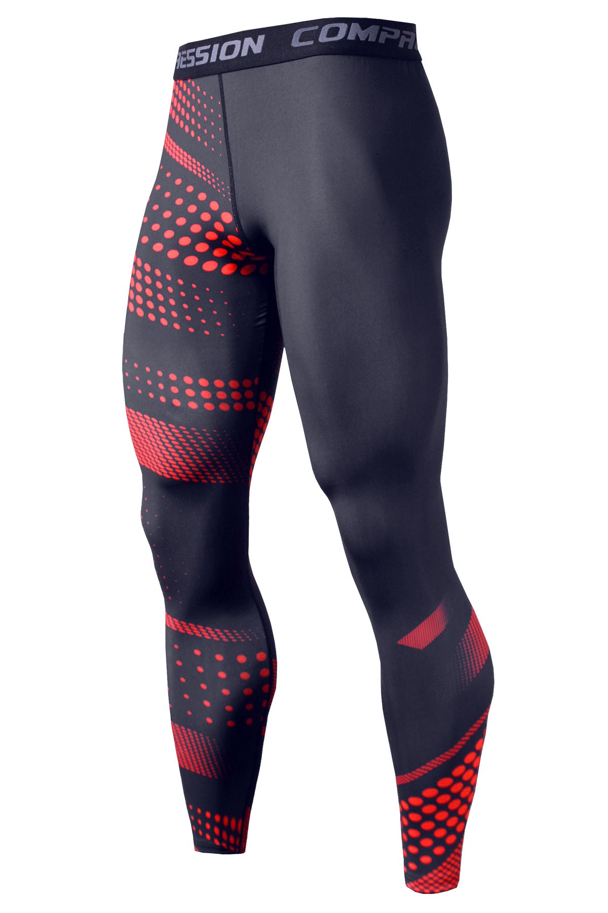Uske muške sportske pantalone od brzo-sušećeg materijala