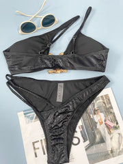 Ženski bikini sa dezenom zmijske kože