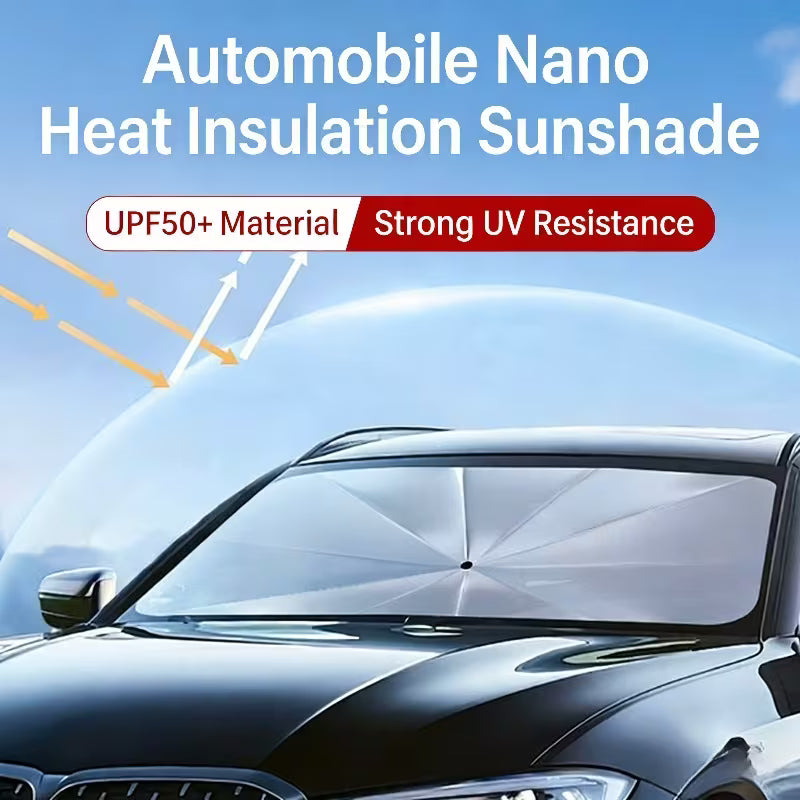Termoizolacioni Suncobran za Šoferšajbnu, UPF50+ UV Zaštita Sklopivi Vizir za Sunce