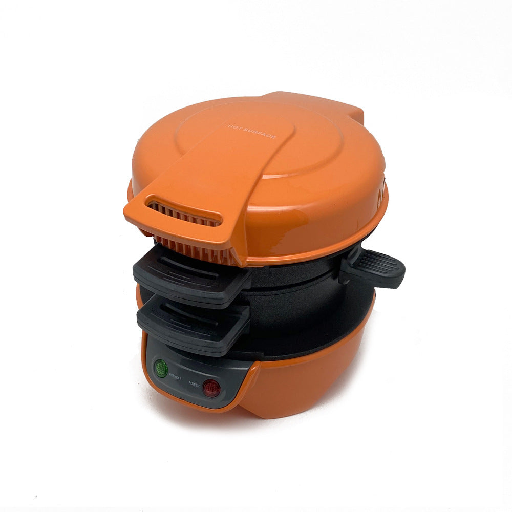 Višenamenski kućni aparat za doručak koji kombinuje funkcije hamburger/sandwich maker-a, aparata za vafle i kuvanja jaja
