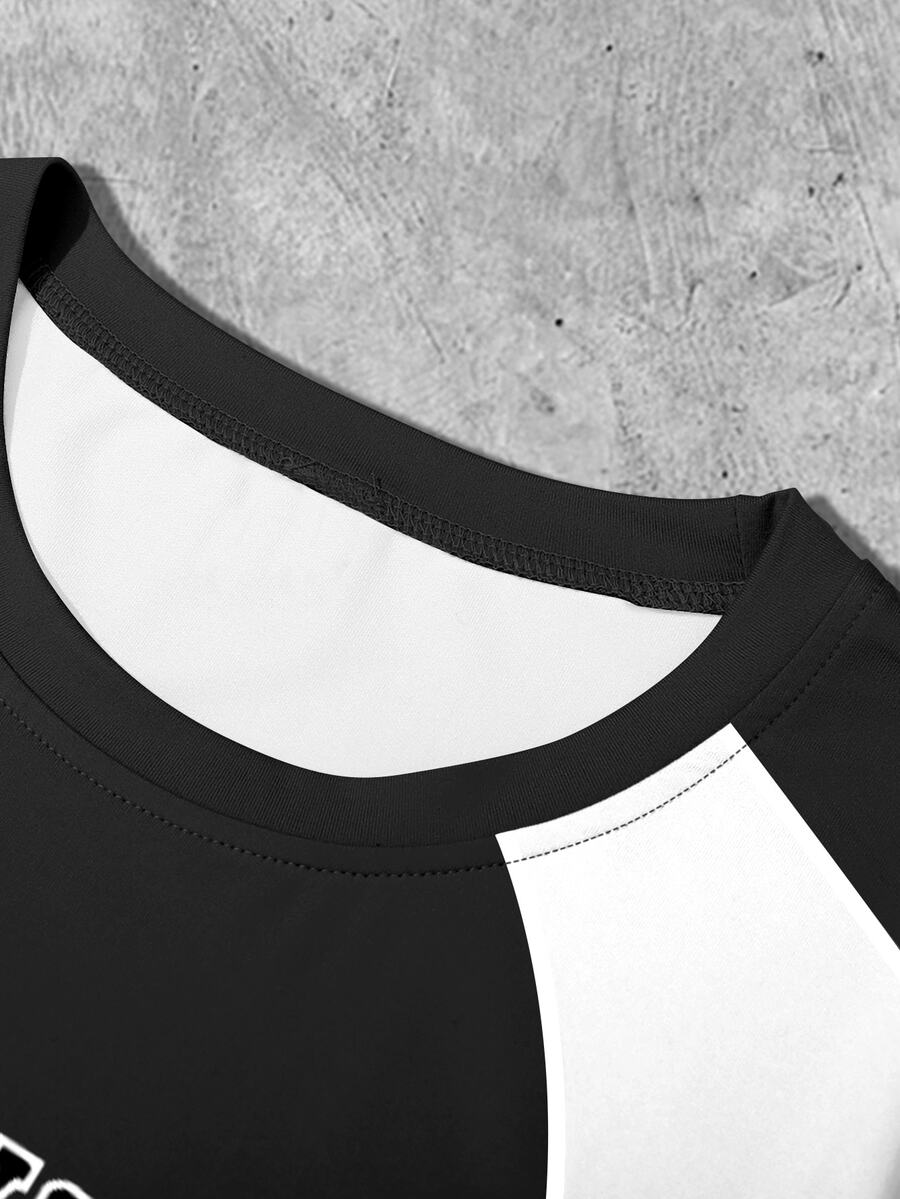 EMRG Muški crno-beli streetwear sportski dres sa New York City printom