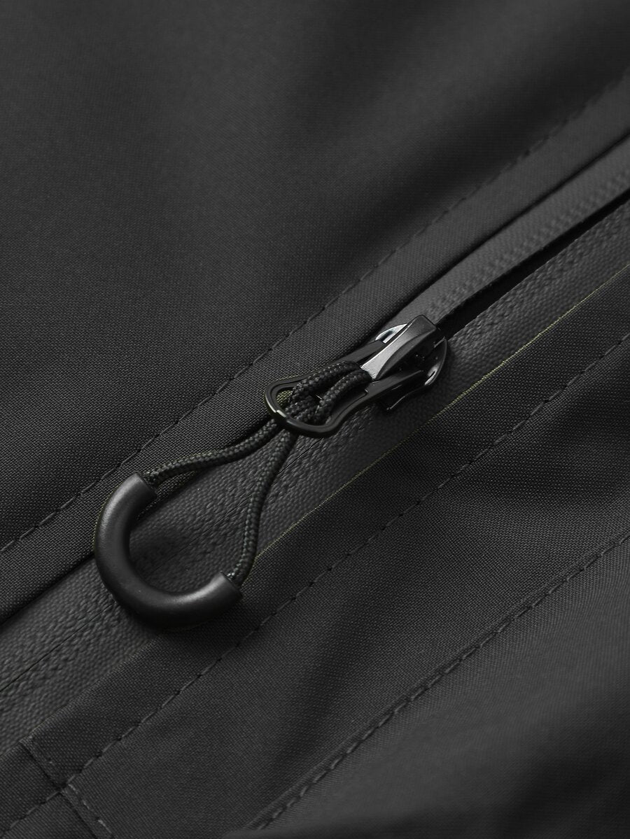 Muška jakna sa kapuljačom i dugim rukavima za sport i aktivnosti na otvorenom, tech wear