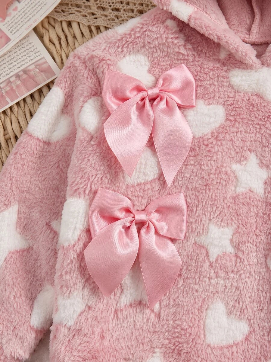 Set od 3 komada za devojčice, udobna jesenja/zimska moda, svež i sladak stil princeze