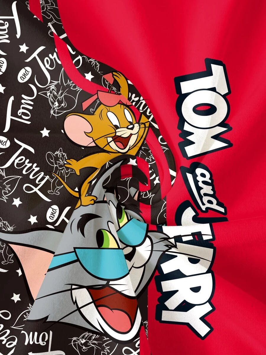 TOM & JERRY Muška ležerna majica kratkih rukava sa okruglim izrezom