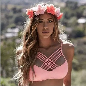 Sexy pink bikini