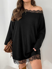 Ženska haljina plus size , moderna, ležerna i elegantna