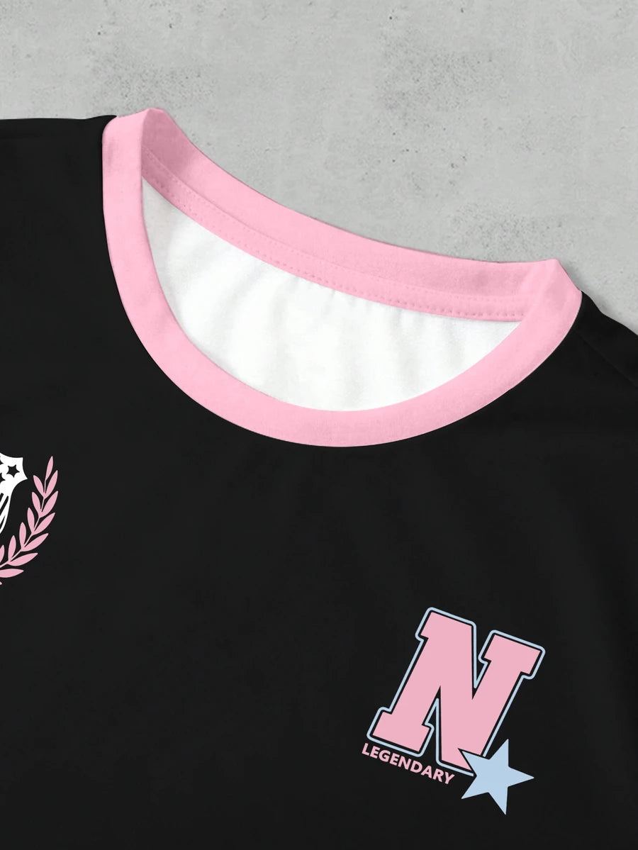 Muška majica American Street Flame Jersey sa digitalnim elementima