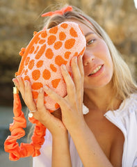 ARNOLDI PEACHPUFF clutch torba