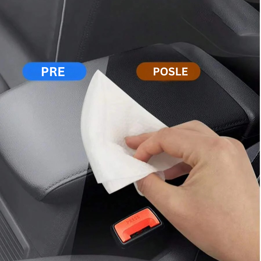 VLAŽNE MARAMICE - AKCIJA 2x maramice za auto + 1x za enterijer