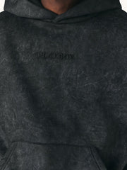 PLAYBOY X SUMWON Oversized duks sa kapuljačom, vezenim logotipom, printom na grudima