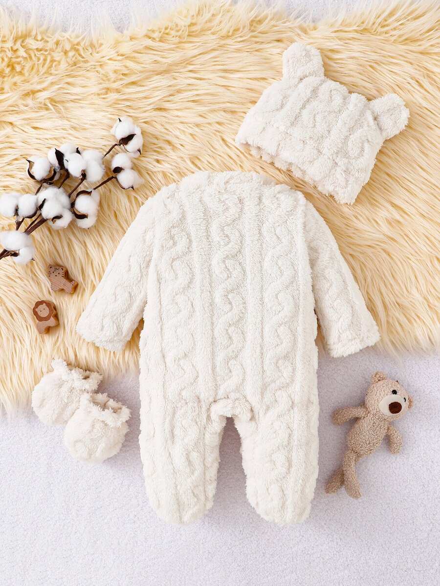 1-delni set bebi pidžama sa okruglim izrezom, dugim rukavima i dugim pantalonama