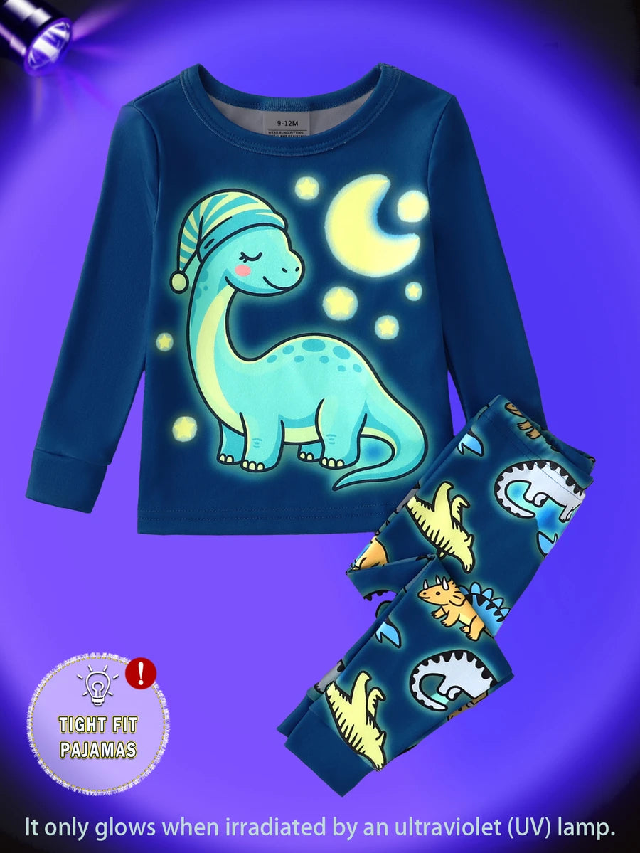 2 kom/set dečiji slatki set sa crtanim printom dinosaura