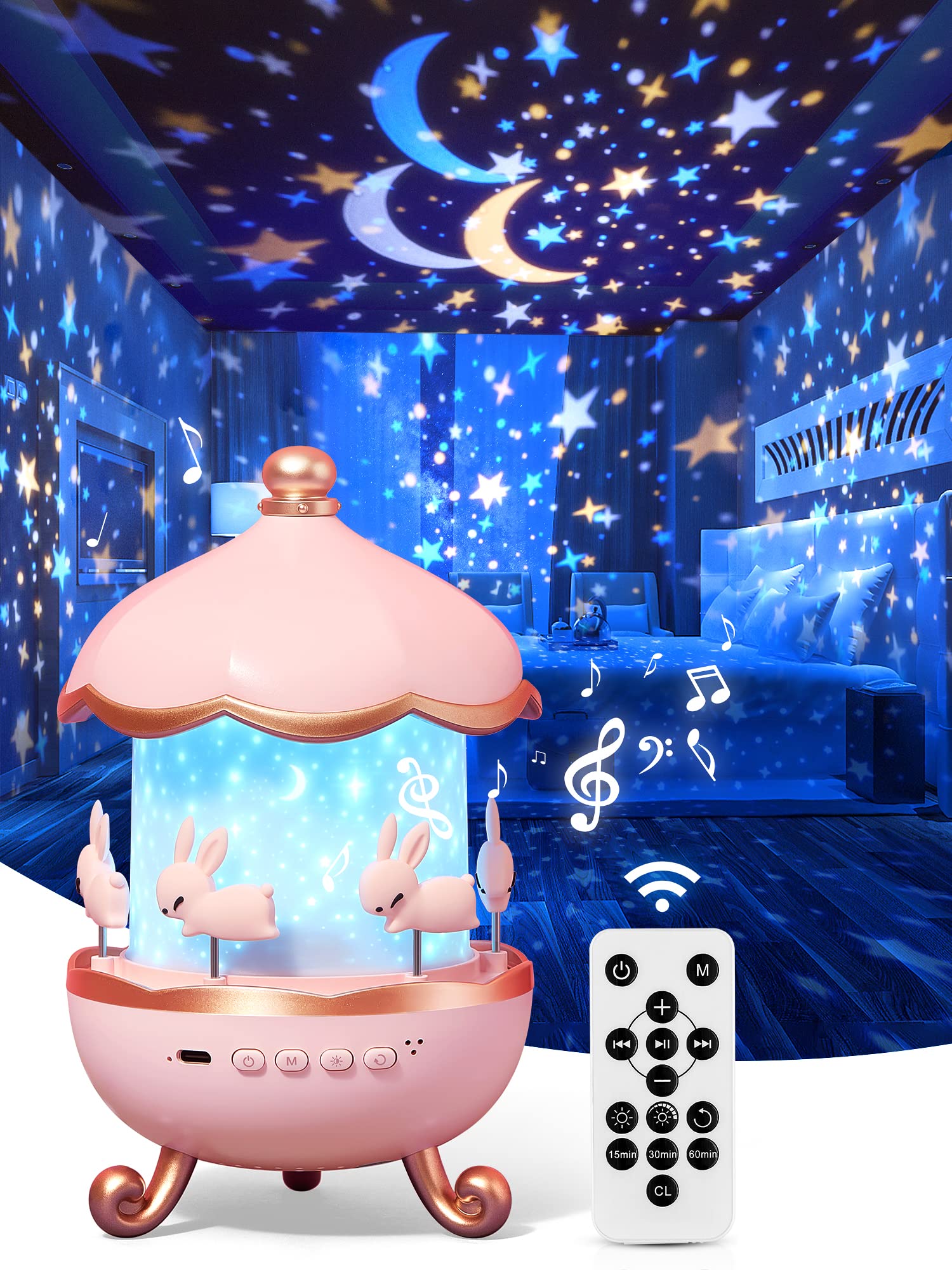 Noćna lampa projektor