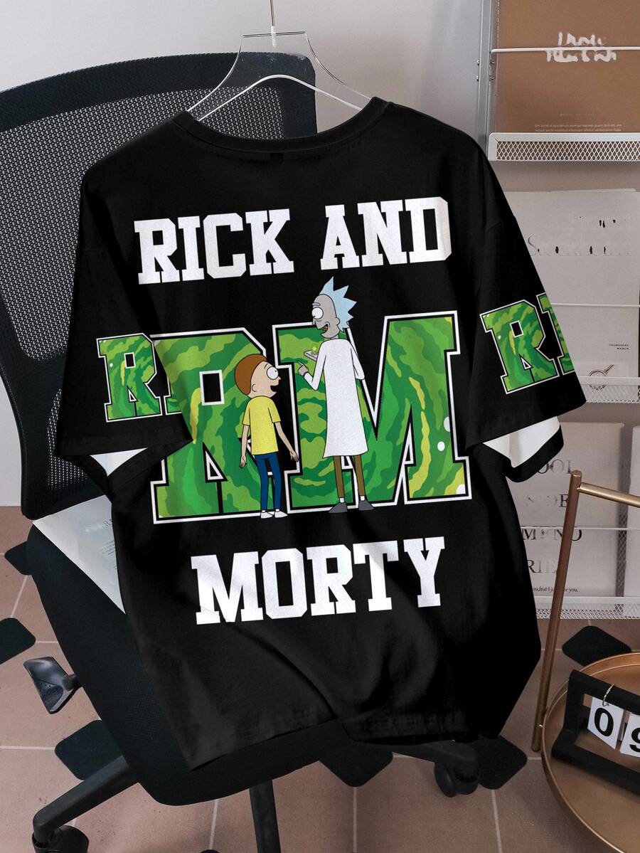 Rick and Morty Muška ležerna majica kratkih rukava