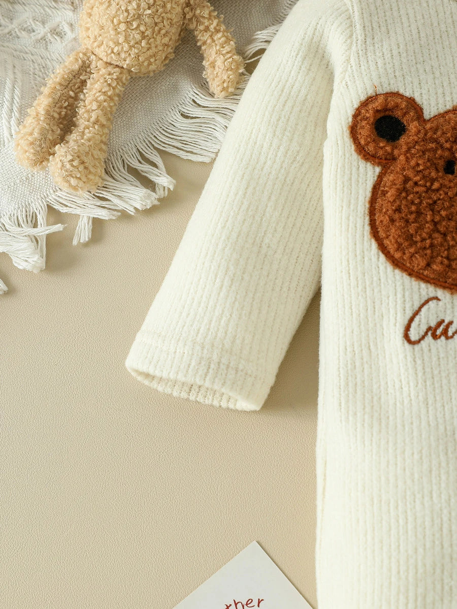 2 komada kombinezona sa stopalima za novorođenčad sa kapom sa ušima