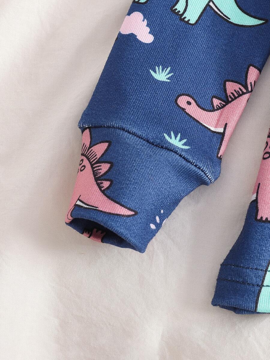 2 kom/set dečiji slatki set sa crtanim printom dinosaura