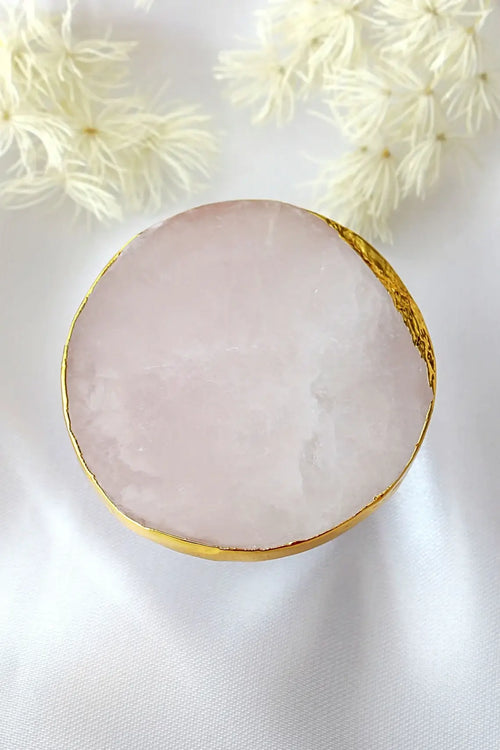Natural Rose Quartz držač za telefon