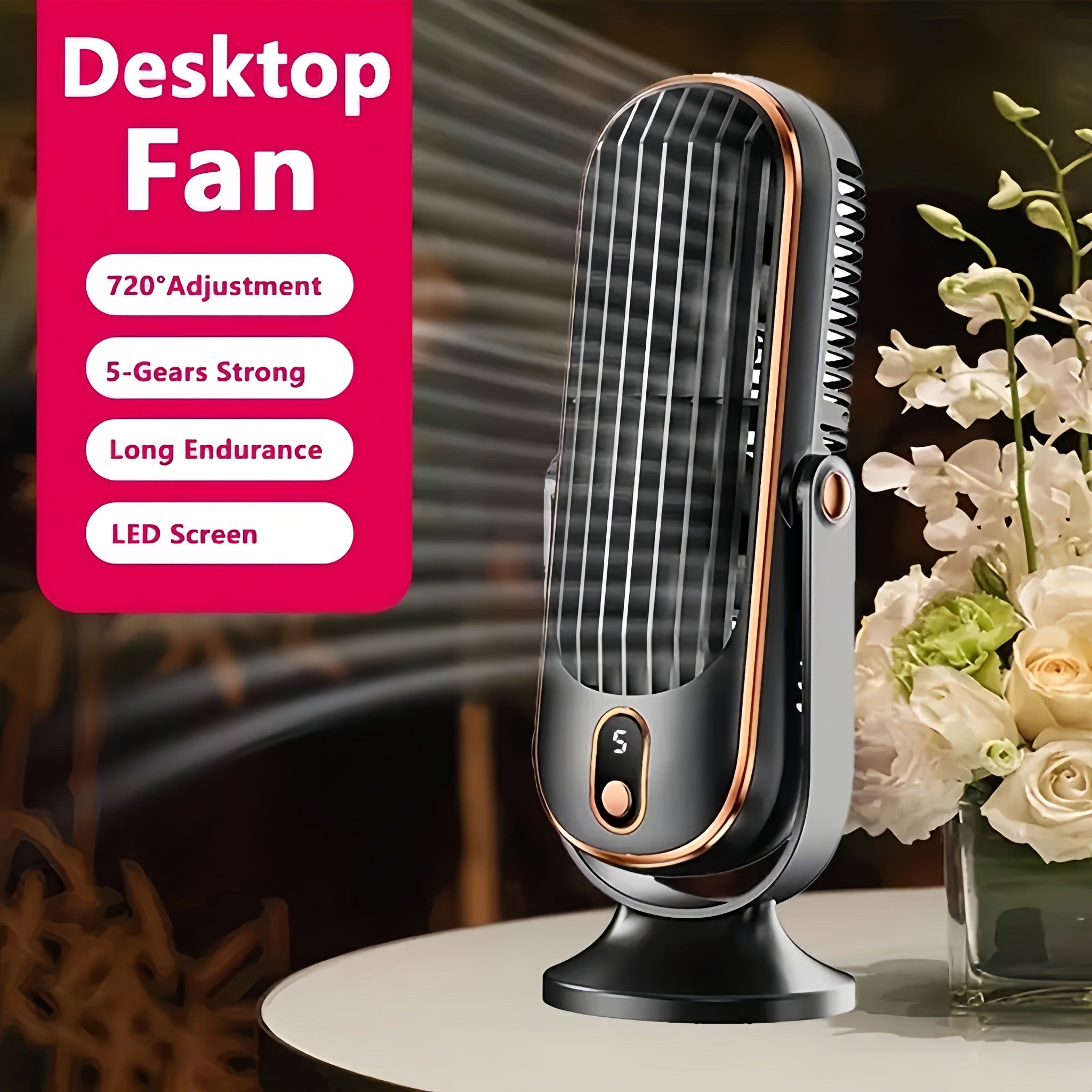 Prenosivi klima uređaj i rashlađivač - Dual motor 5 brzina 720 stepeni okretni rashladni ventilator