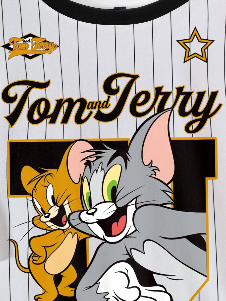 TOM & JERRY Muška ležerna majica kratkih rukava sa okruglim izrezom