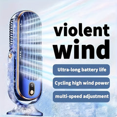 Prenosivi klima uređaj i rashlađivač - Dual motor 5 brzina 720 stepeni okretni rashladni ventilator