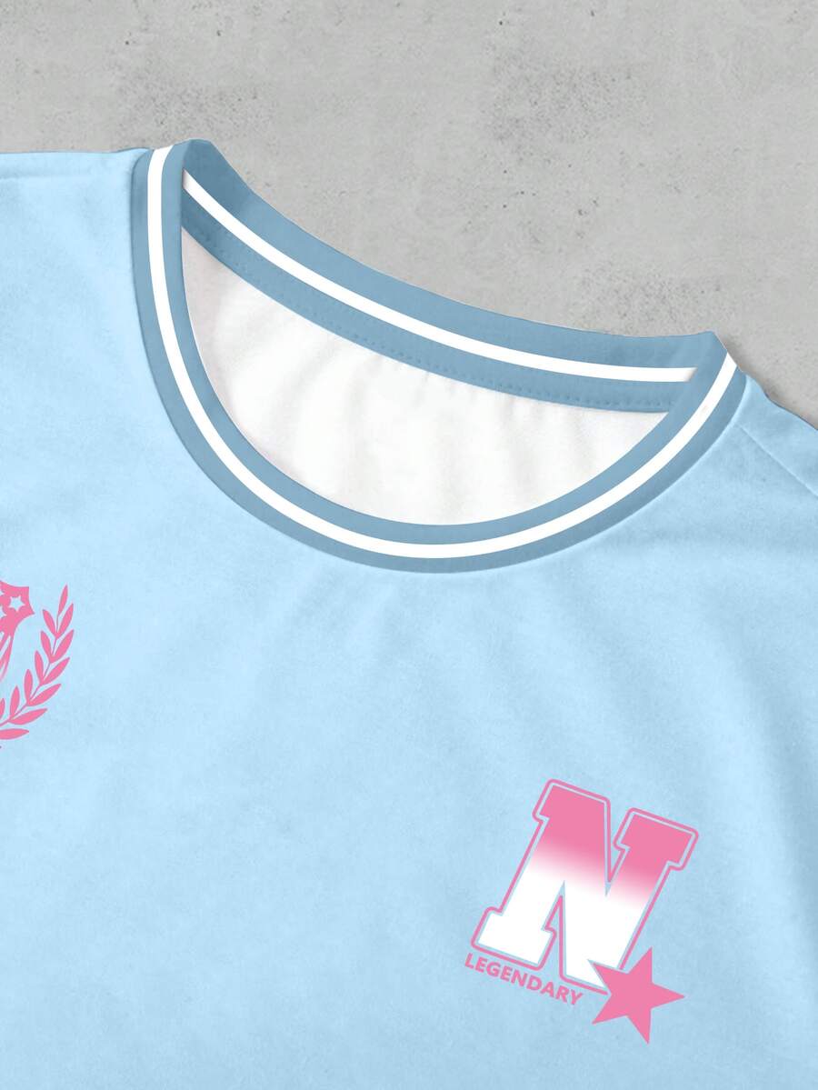 Muška majica American Street Flame Jersey sa digitalnim elementima
