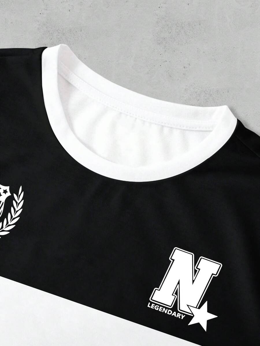 Muška majica American Street Flame Jersey sa digitalnim elementima